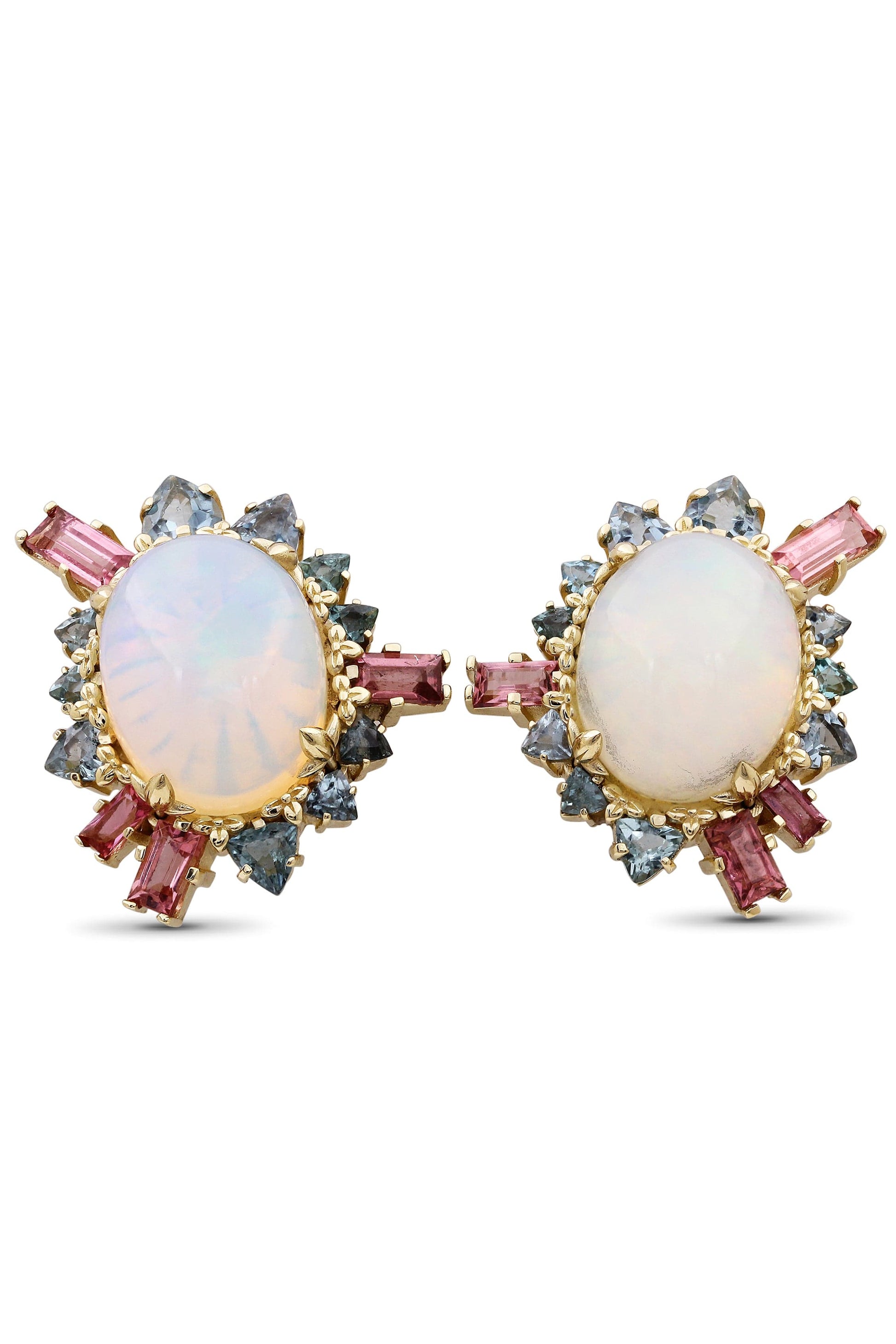 STEPHEN DWECK-Opal and Tourmaline Earrings-YELLOW GOLD