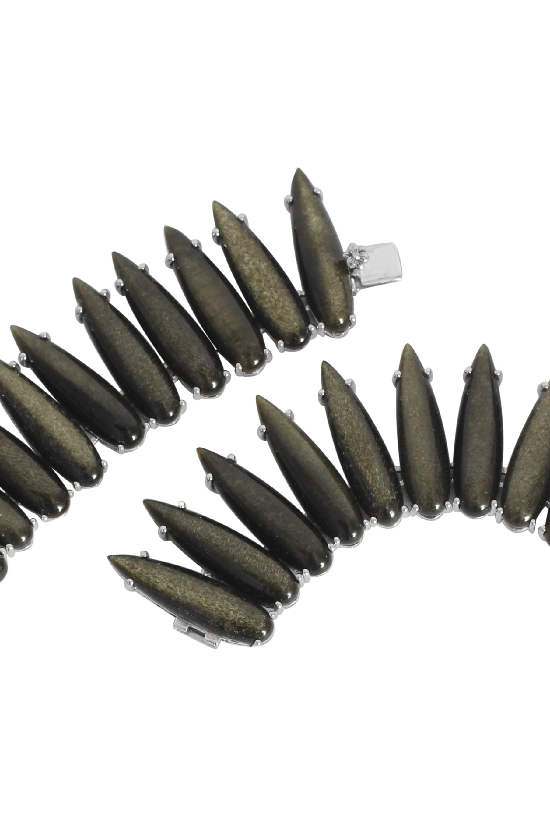 STEPHEN DWECK-Carved Smoky Quartz Necklace-SILVER