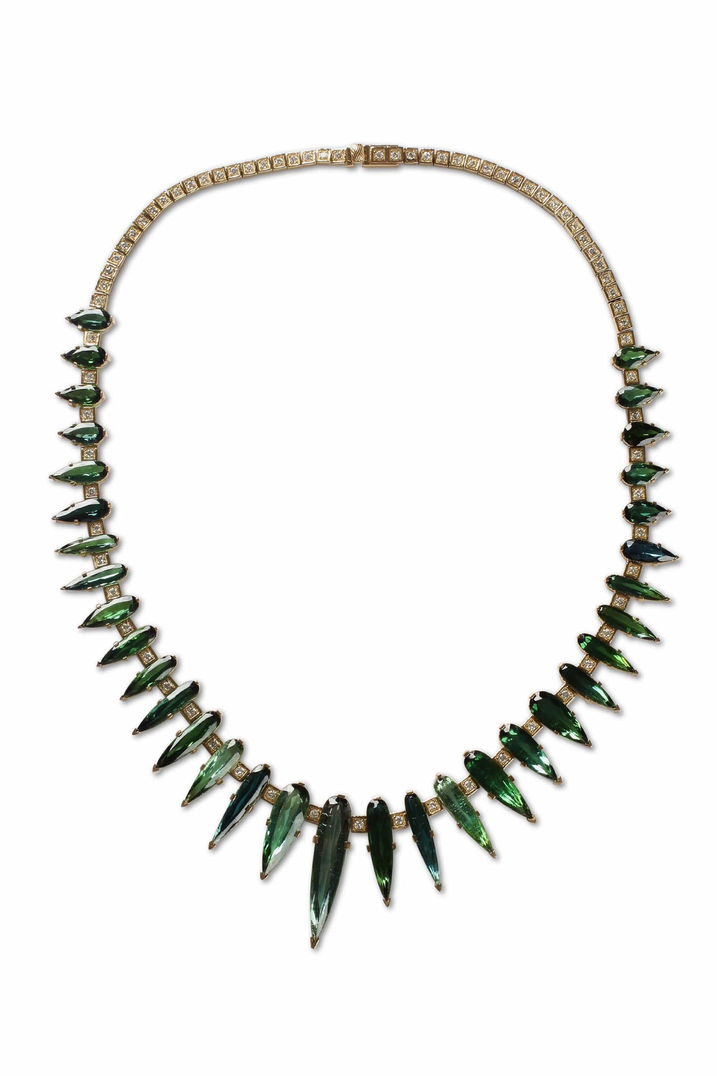STEPHEN DWECK-Green Tourmaline Necklace-YELLOW GOLD