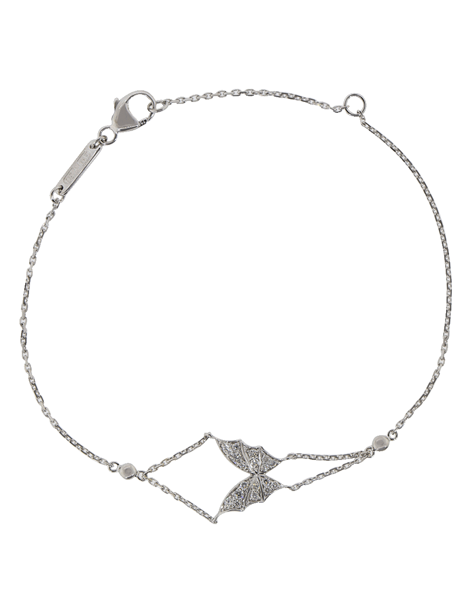 STEPHEN WEBSTER-Fly By Night Mini Pave Bracelet-WHITE GOLD