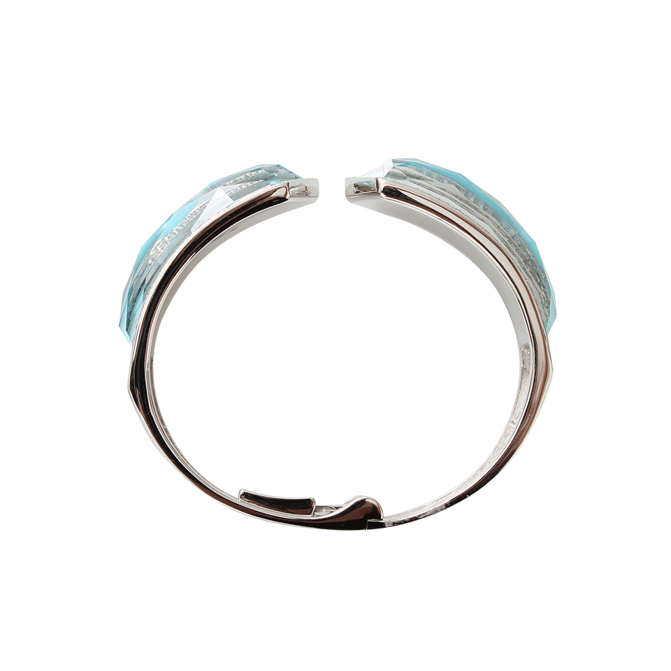 STEPHEN WEBSTER-Classic Crystal Haze Cuff-WHITE GOLD