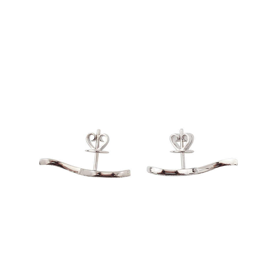 STEPHEN WEBSTER-Diamond Thorn Earrings-WHITE GOLD