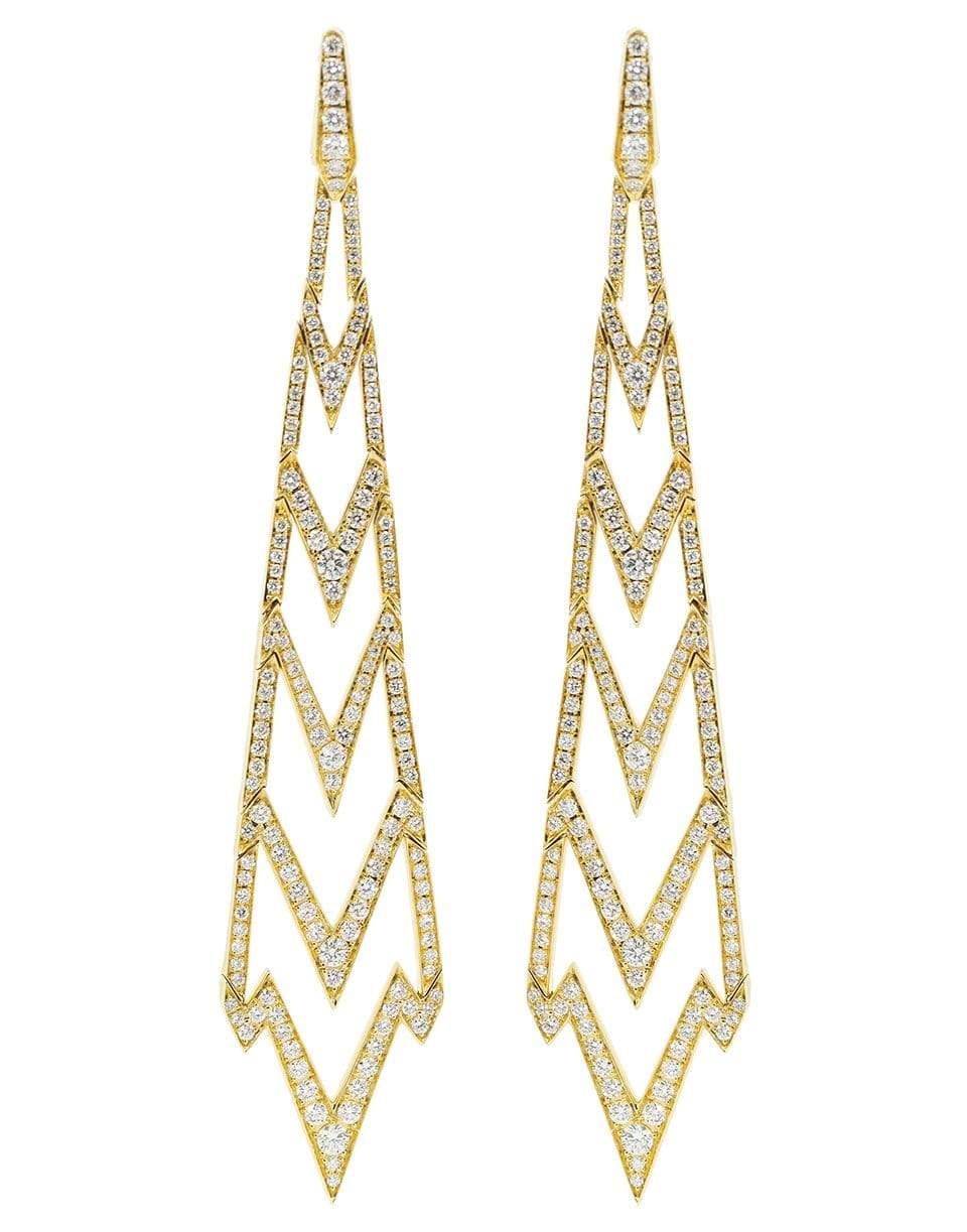 STEPHEN WEBSTER-Lady Stardust Long Earrings-YELLOW GOLD