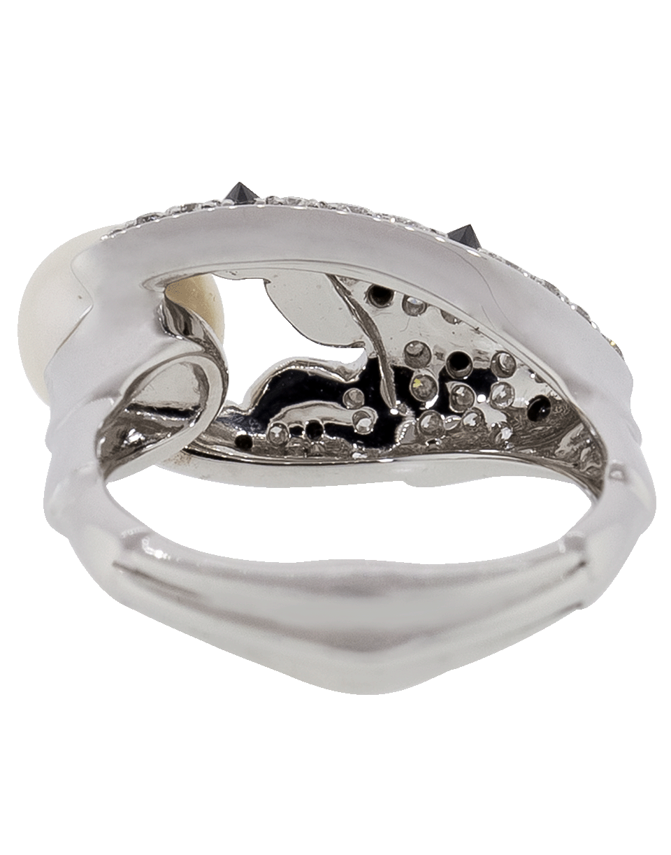 STEPHEN WEBSTER-Jewels Verna Crab Pinch Ring-WHITE GOLD
