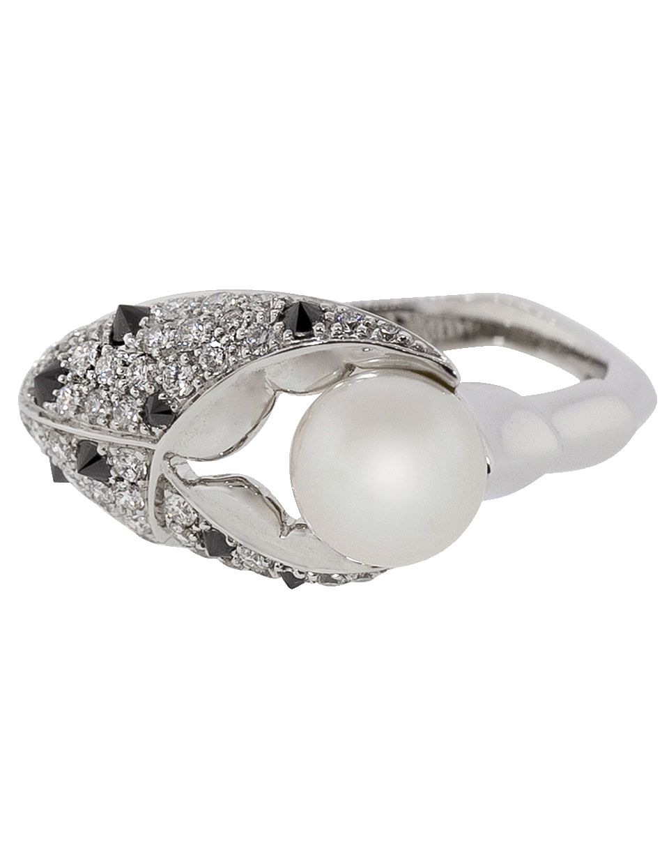 STEPHEN WEBSTER-Jewels Verna Crab Pinch Ring-WHITE GOLD
