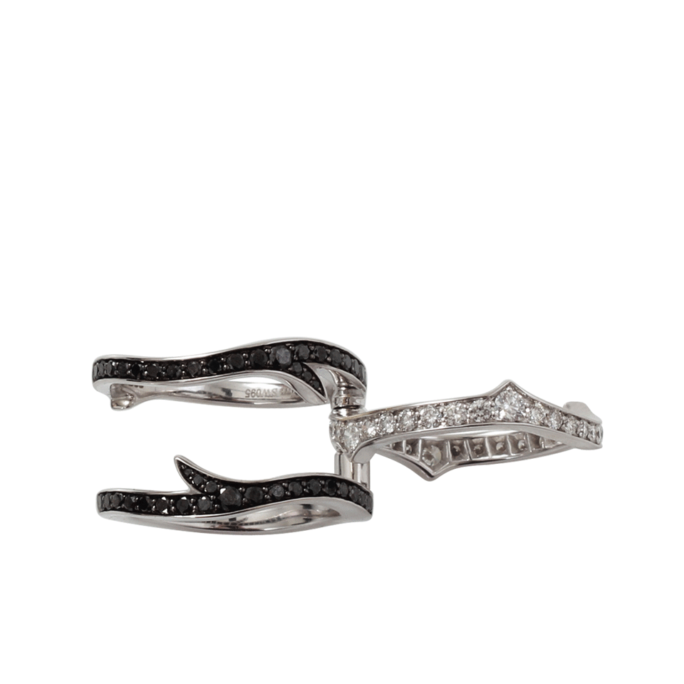 STEPHEN WEBSTER-Diamond Thorn Convertible Ring-WHITE GOLD