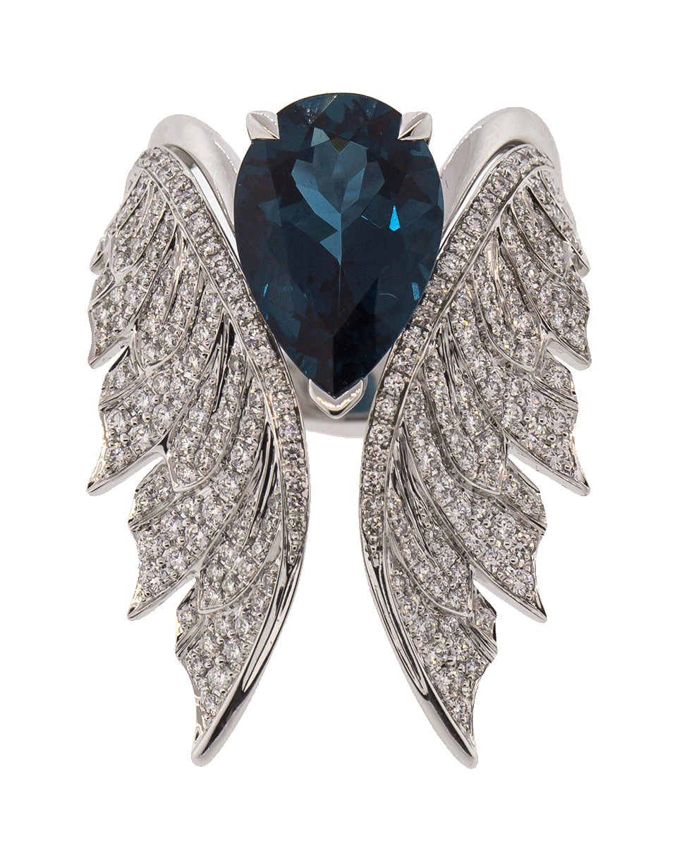 STEPHEN WEBSTER-Open Feather Ring-WHITE GOLD
