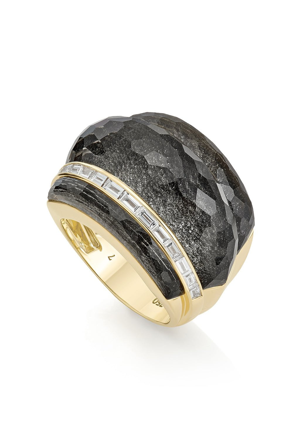 STEPHEN WEBSTER-Crystal Haze Amplified Cocktail Ring-YELLOW GOLD