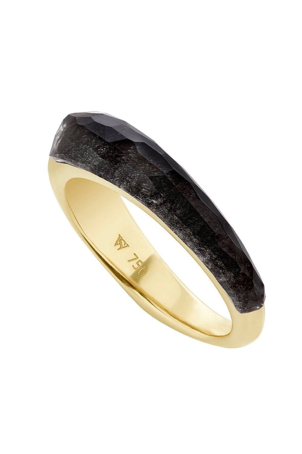 STEPHEN WEBSTER-Crystal Haze Shard Stack Ring-YELLOW GOLD