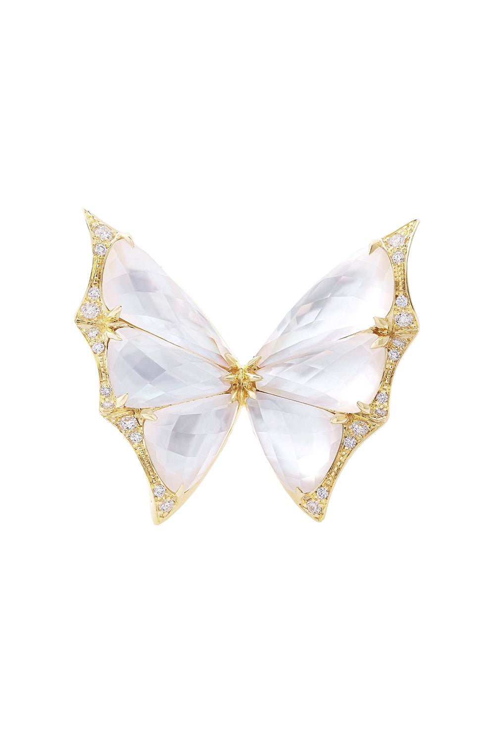 STEPHEN WEBSTER-Fly By Night Small Cocktail Ring-YELLOW GOLD