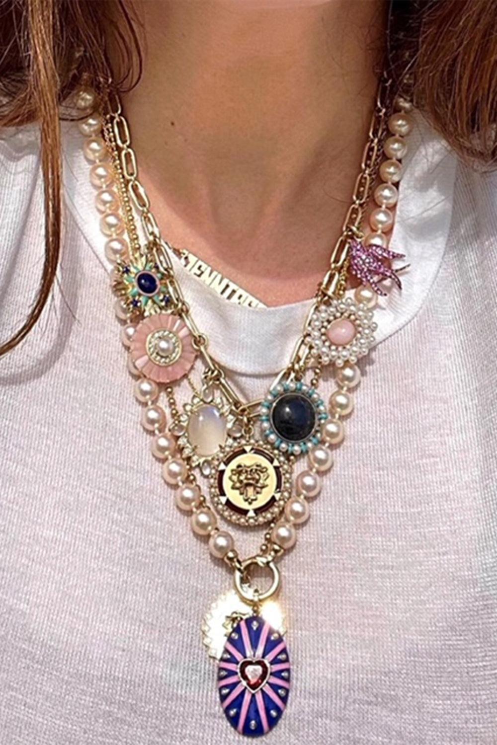 Pink Opal Pearl Juliet Charm-YELLOW GOLD-JEWELRYFINE JEWELPENDANT-STORROW