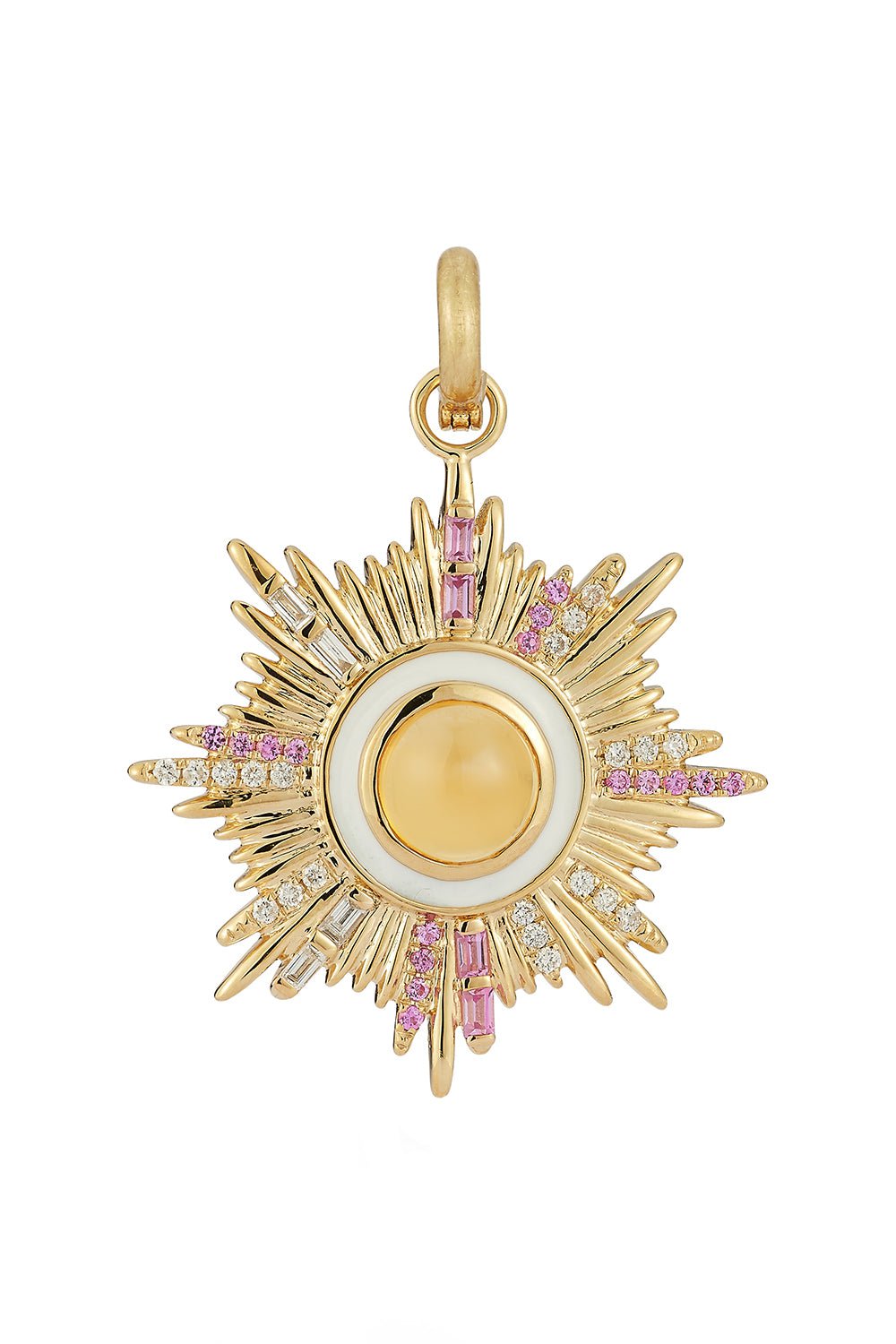 STORROW-Victoria Medallion-YELLOW GOLD