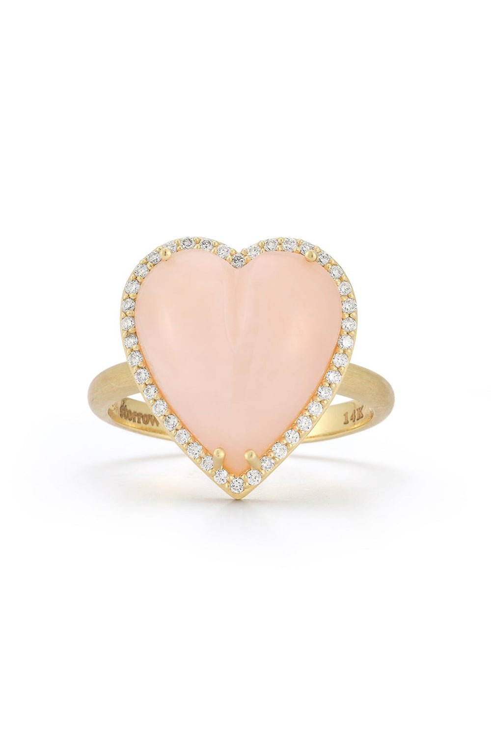 STORROW-Pink Opal Alana Ring-YELLOW GOLD