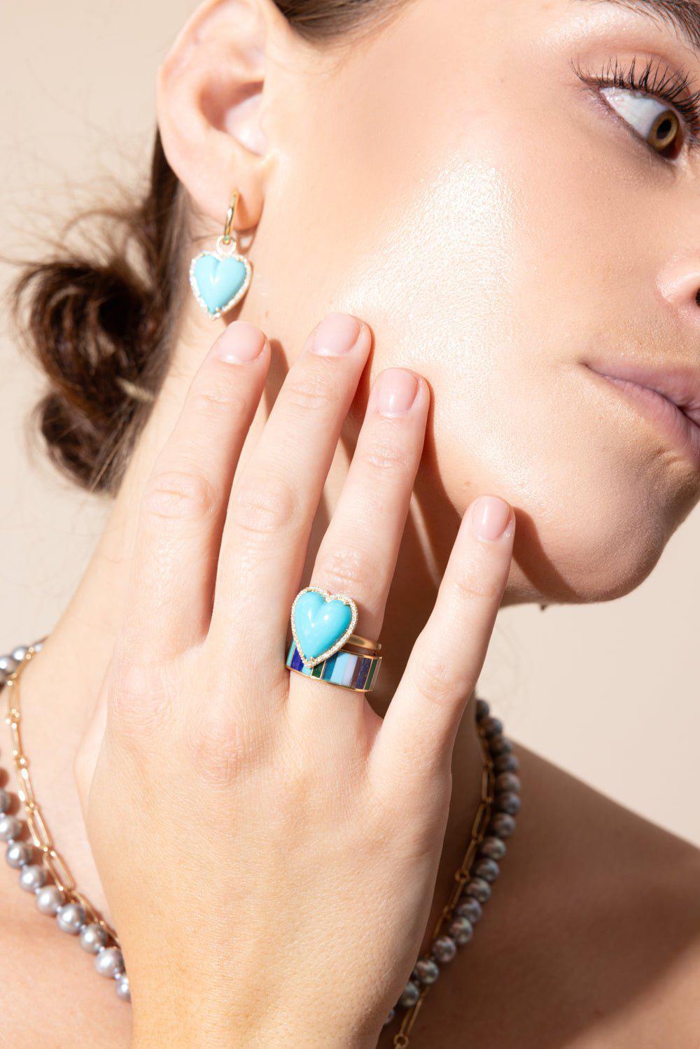 STORROW-Turquoise Alana Ring-YELLOW GOLD