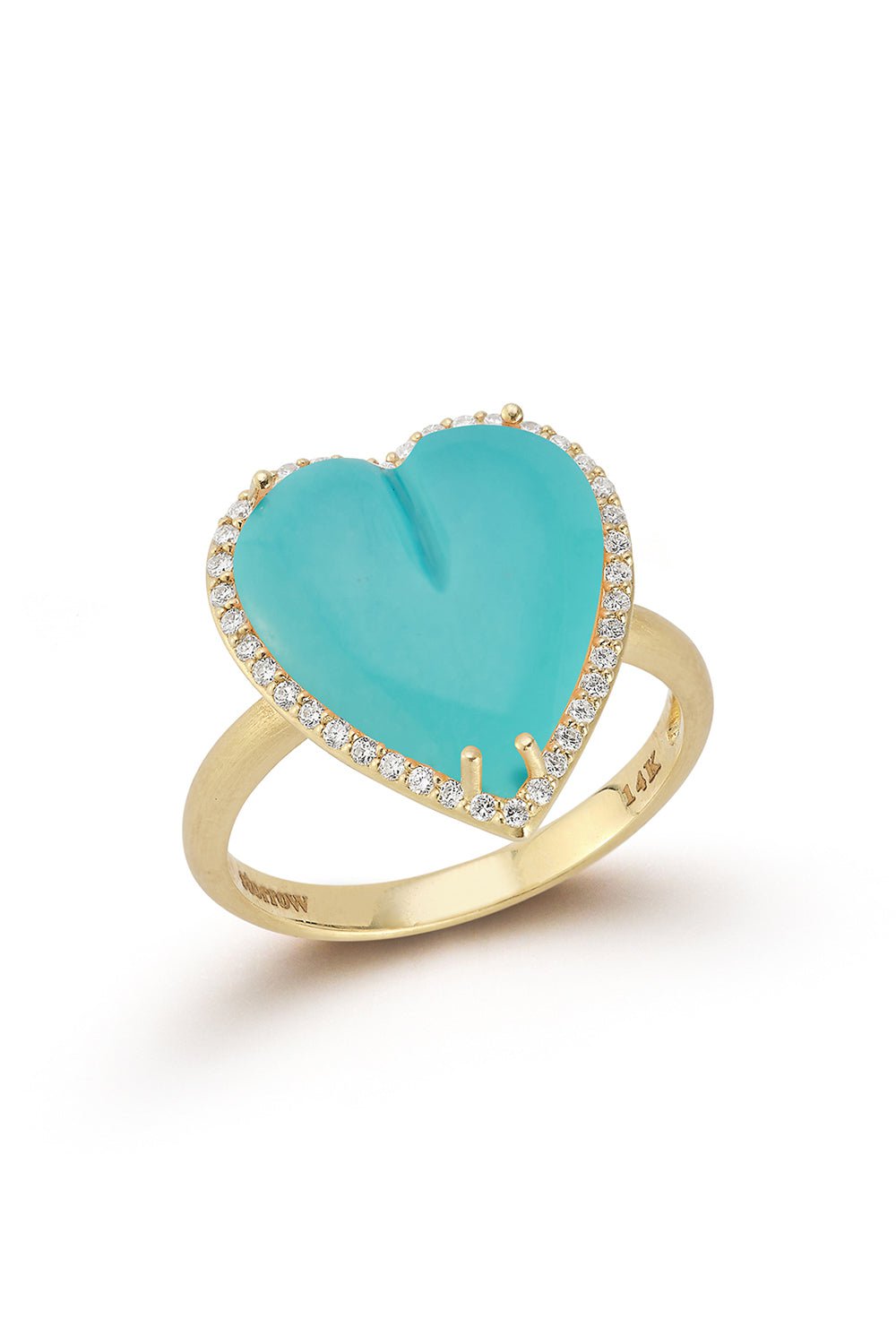 STORROW-Turquoise Alana Ring-YELLOW GOLD