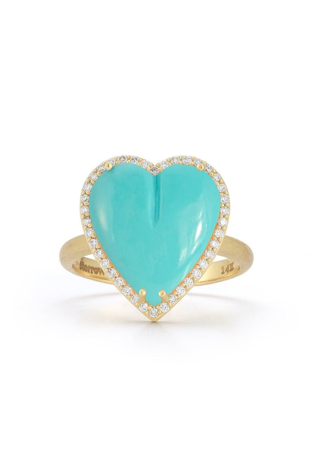 STORROW-Turquoise Alana Ring-YELLOW GOLD