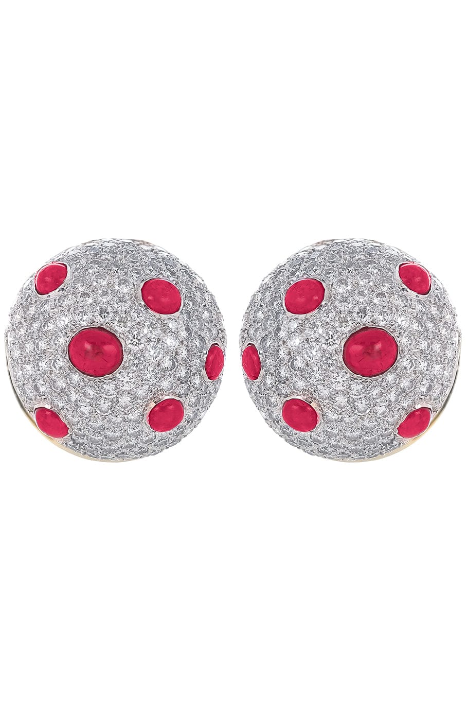 STUDIO REN-Bleeding Tooth Reversible Earrings-YELLOW GOLD