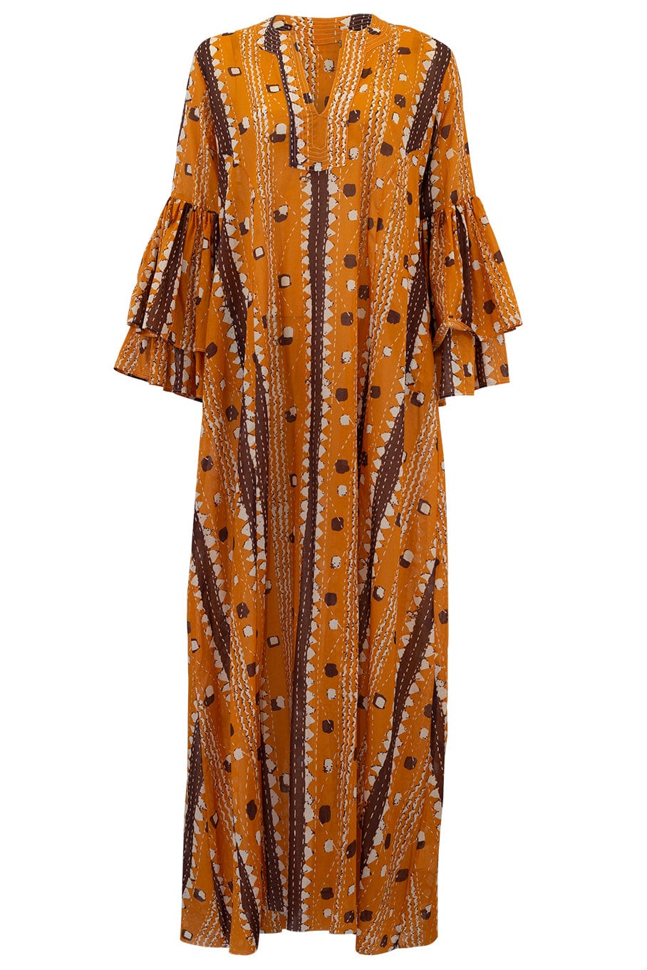 SUNBUNCH-Amok Ruffle Dress-MULTI