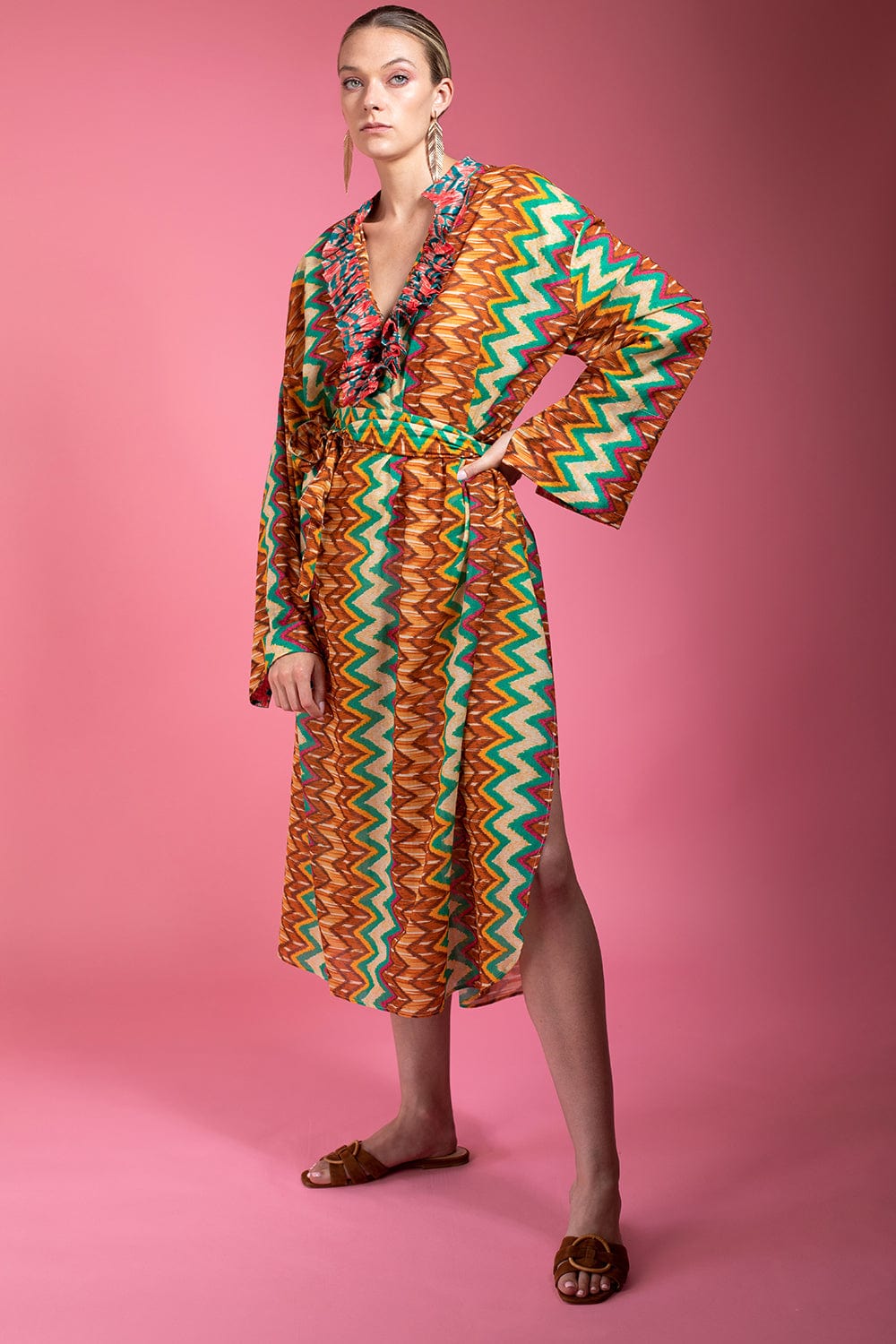 SUNBUNCH-Awa Bell Sleeve Dress-