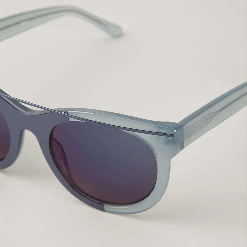 SUNO-Sunglass With Bar Detail-BLE/NVY