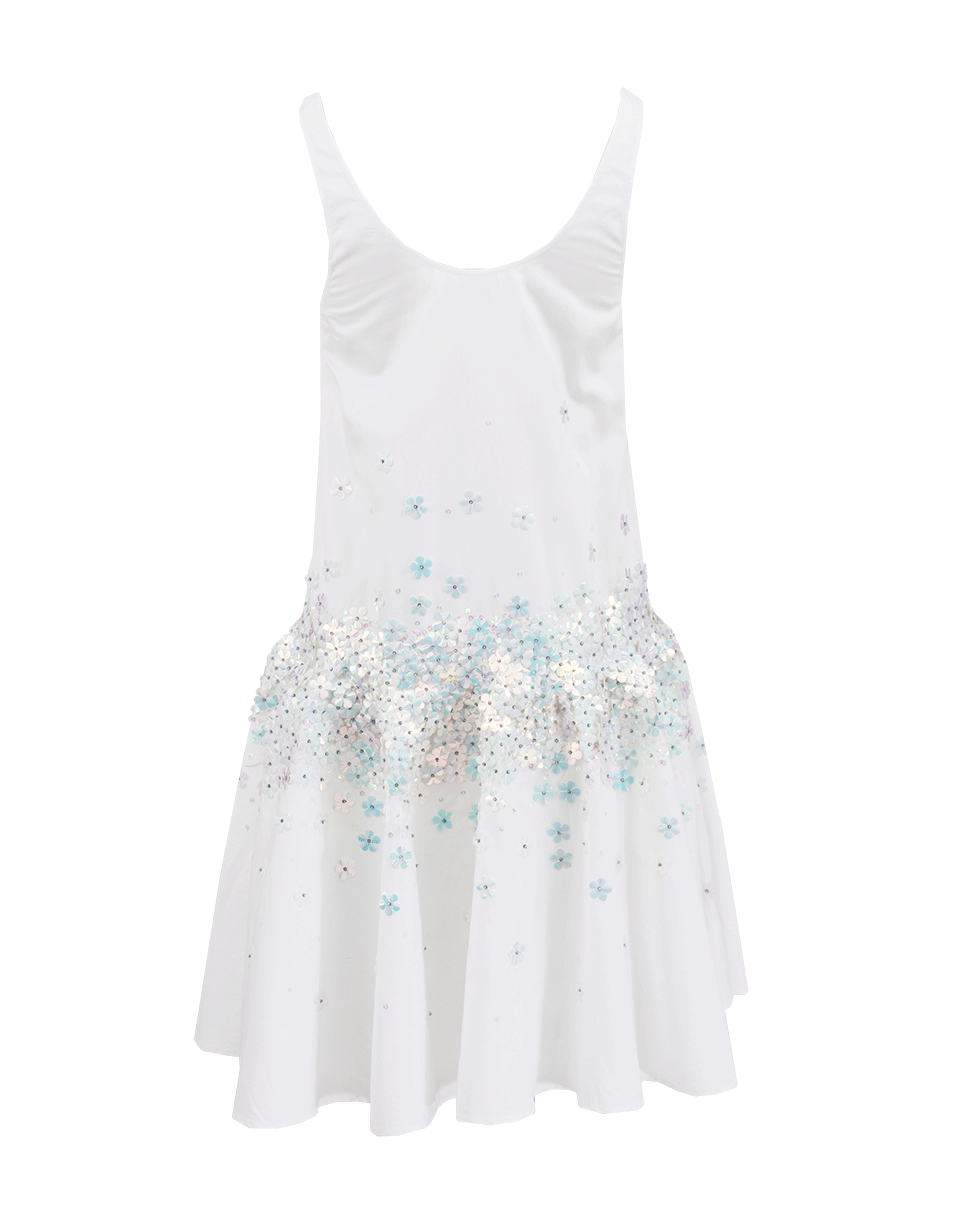 SUNO-Scoopneck Embroidered Full Tank Dress-