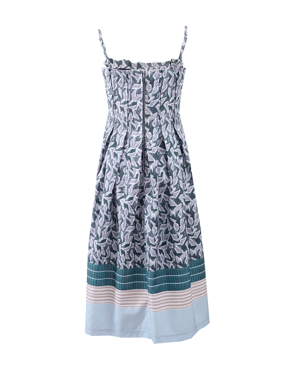 SUNO-Floral Print Spaghetti Strap Dress-