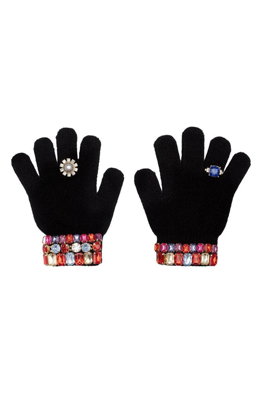 Ice Skating Jeweled Gloves