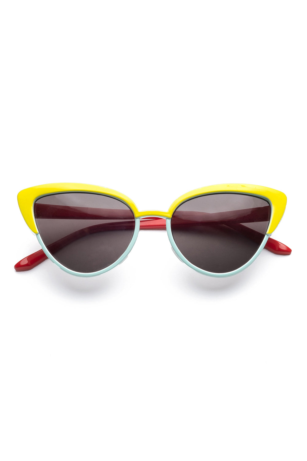 SUPER SMALLS-Endless Summer Colorblock Sunglasses-YELLOW