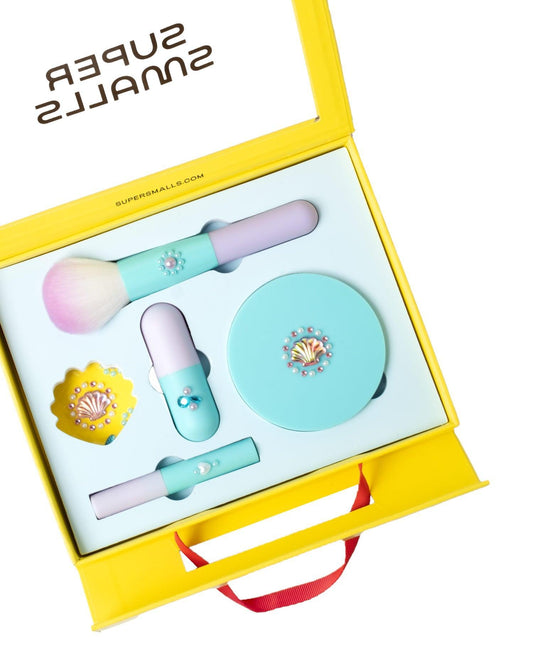 Mermaid Makeup Play Kit-BLUE-BEAUTYCOLOR-SUPER SMALLS