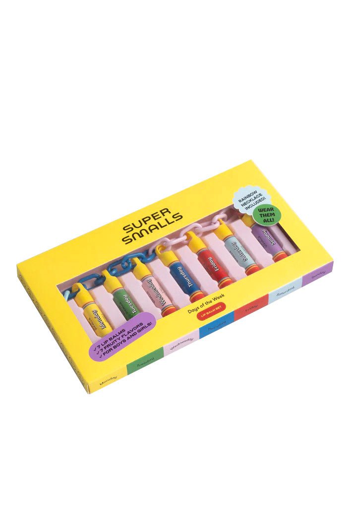SUPER SMALLS-Days of the Week Lip Balm Necklace-MULTI