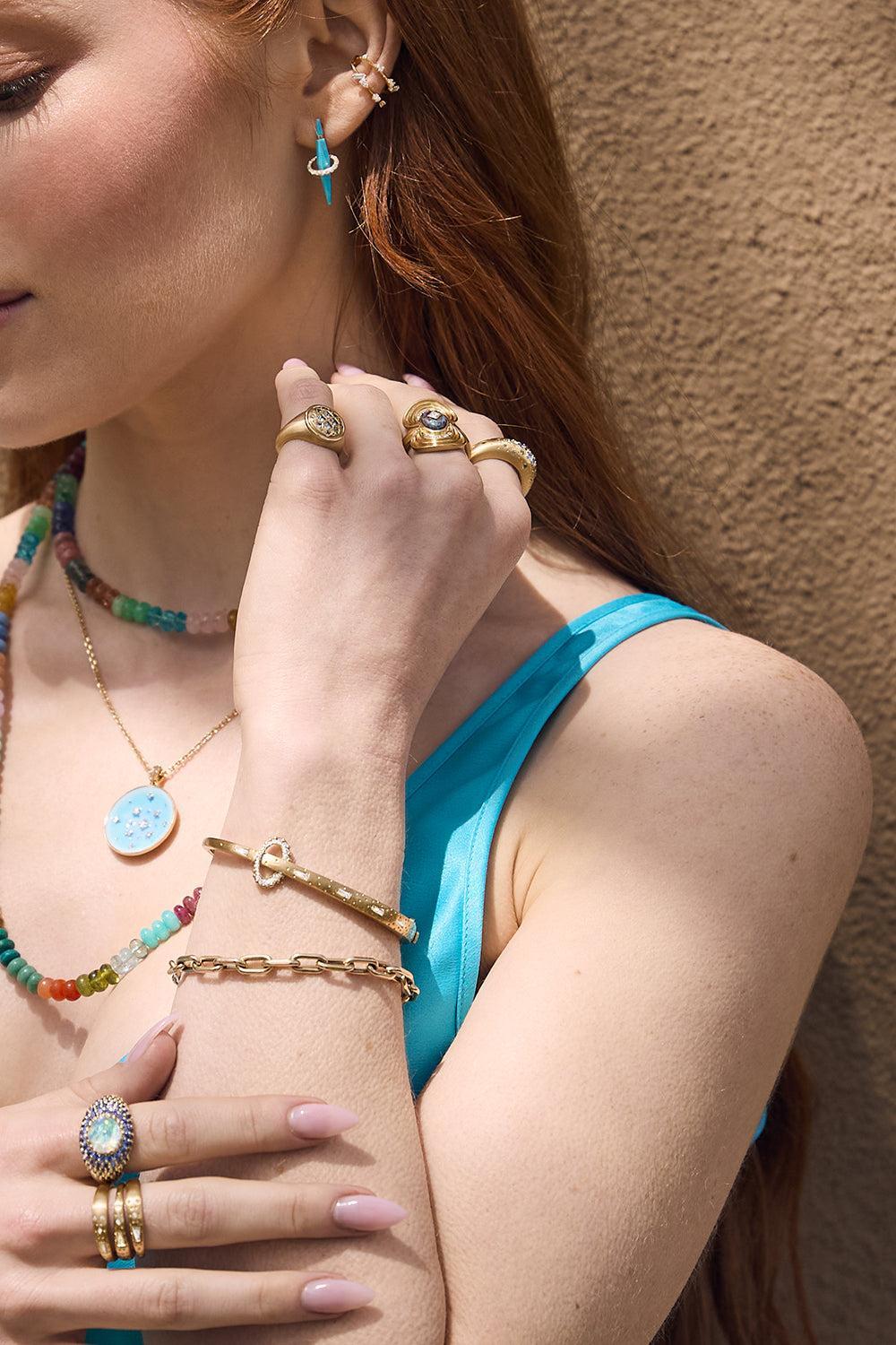 Frozen Fire Opal Ring-YELLOW GOLD-8-JEWELRYFINE JEWELRING-MEREDITH YOUNG