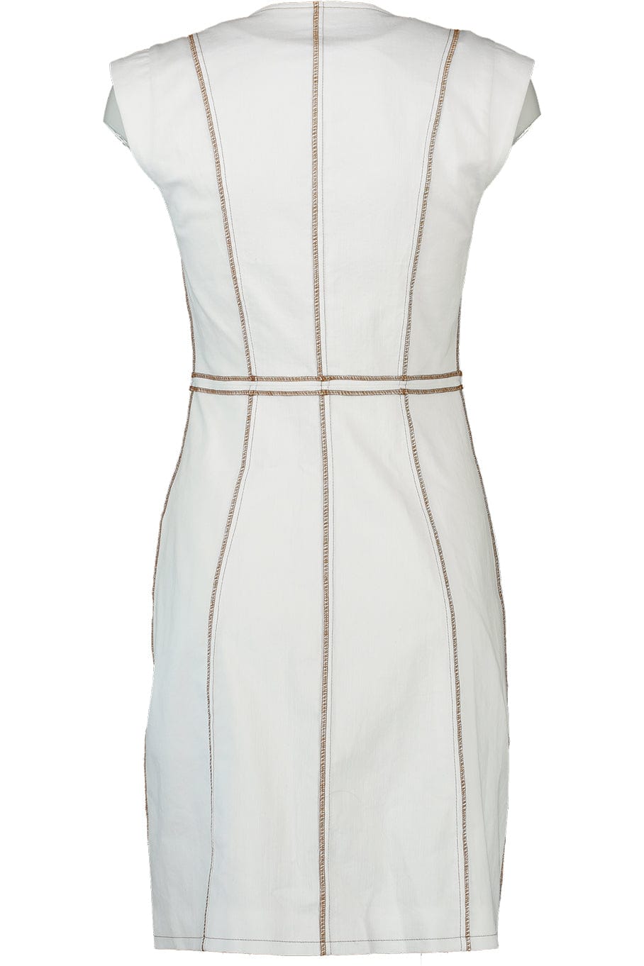 SUSAN BENDER-Cap Sleeve Denim Dress-