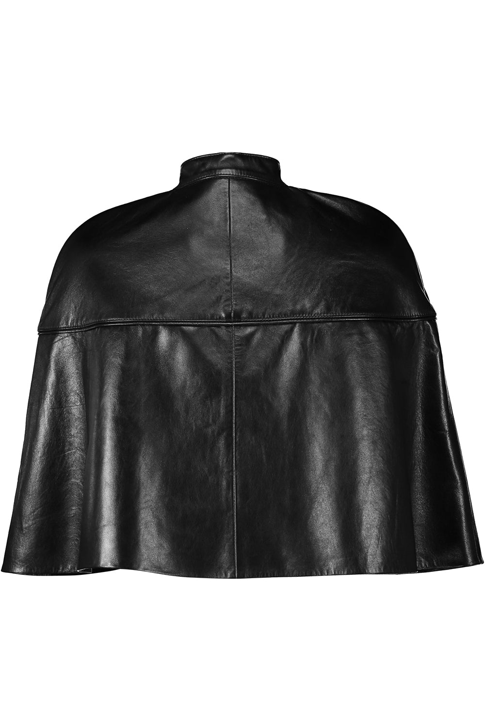 Cape Jacket-BLACK-4-CLOTHINGJACKETLEATHER-SUSAN BENDER
