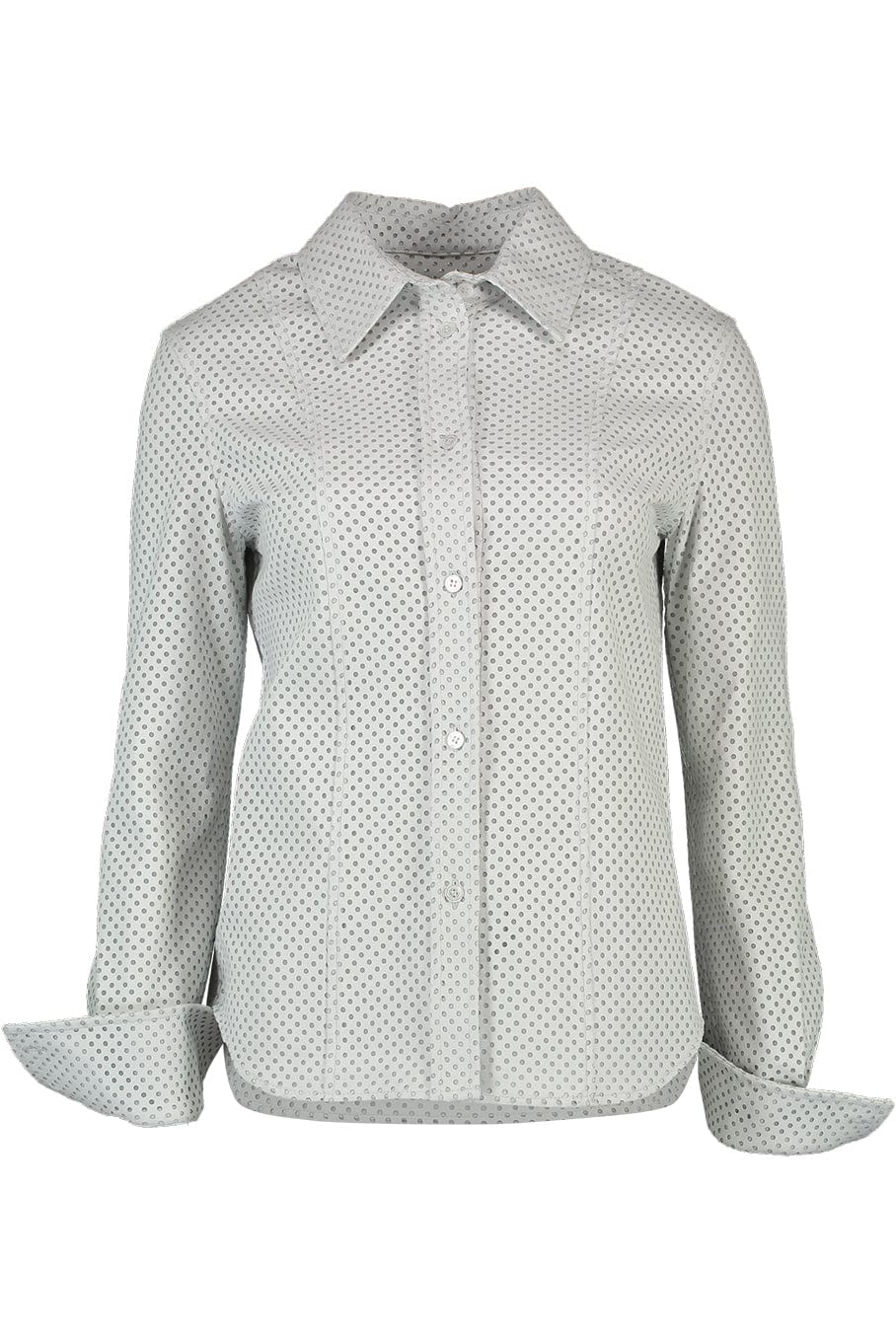 SUSAN BENDER-Perforated Shirt Jacket-