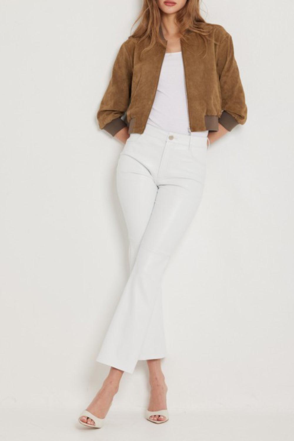 Crop Flare Pant-WHITE-2-CLOTHINGSPECIALPOP UP-SUSAN BENDER