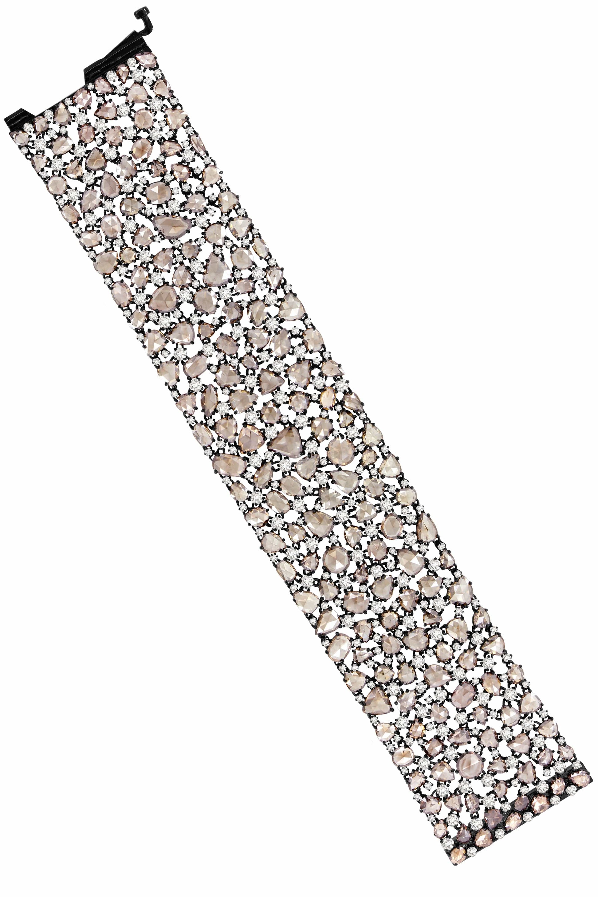 SUTRA-Champagne Diamond Bracelet-WHITE GOLD