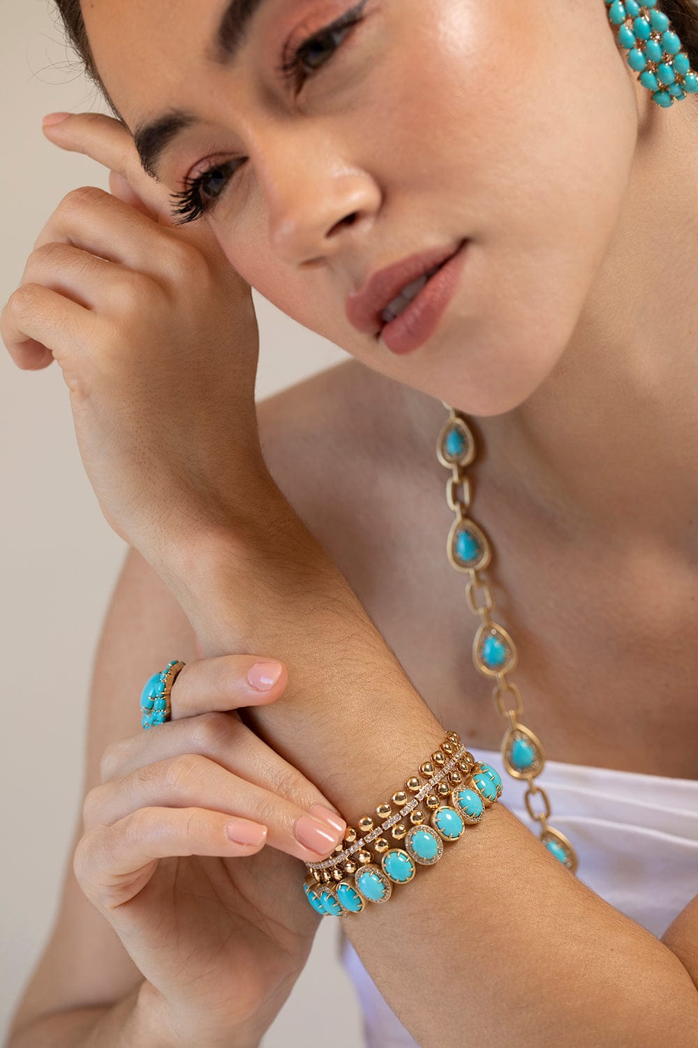 SUTRA-Diamond Bracelet-YELLOW GOLD