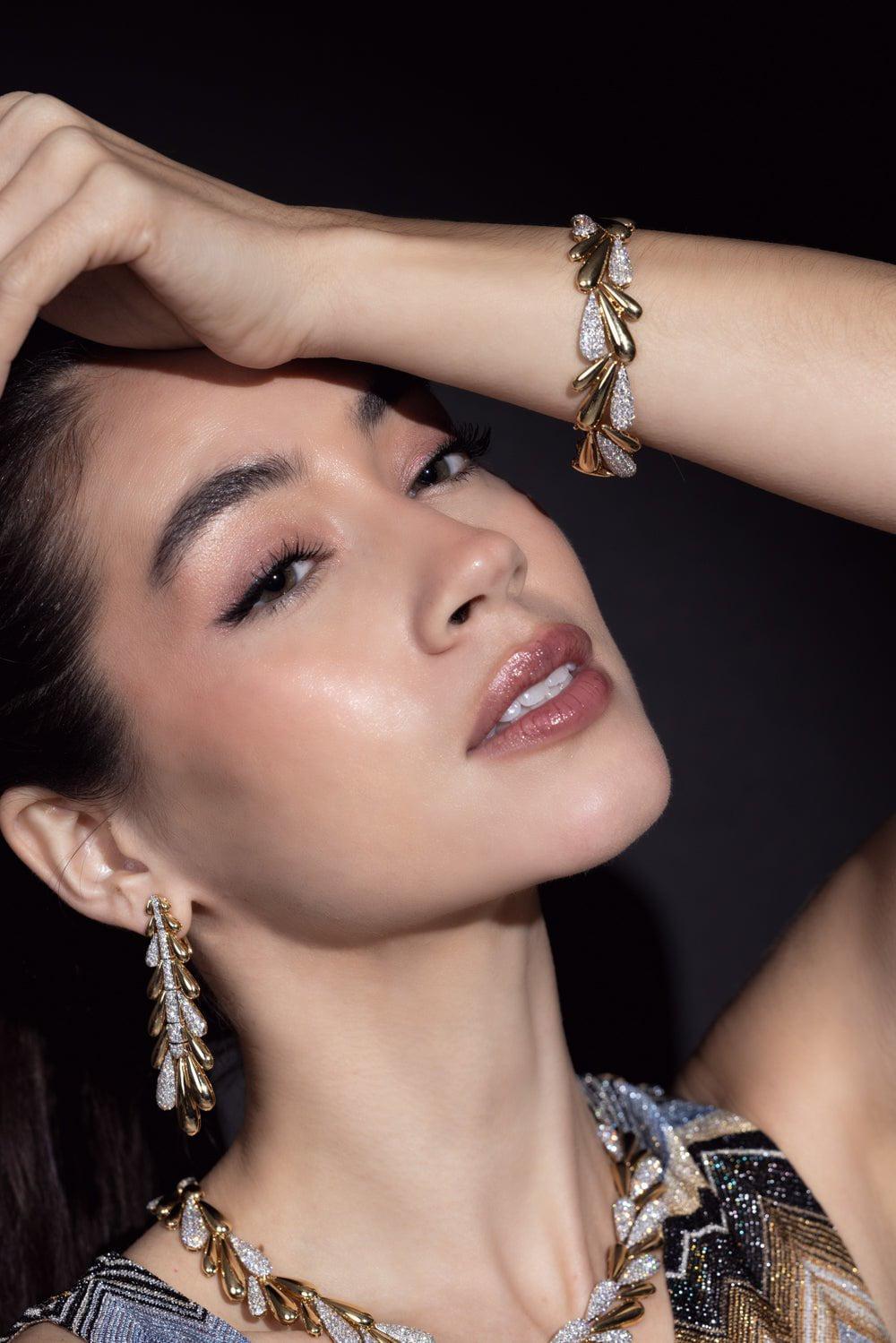 SUTRA-Diamond Bracelet-YELLOW GOLD