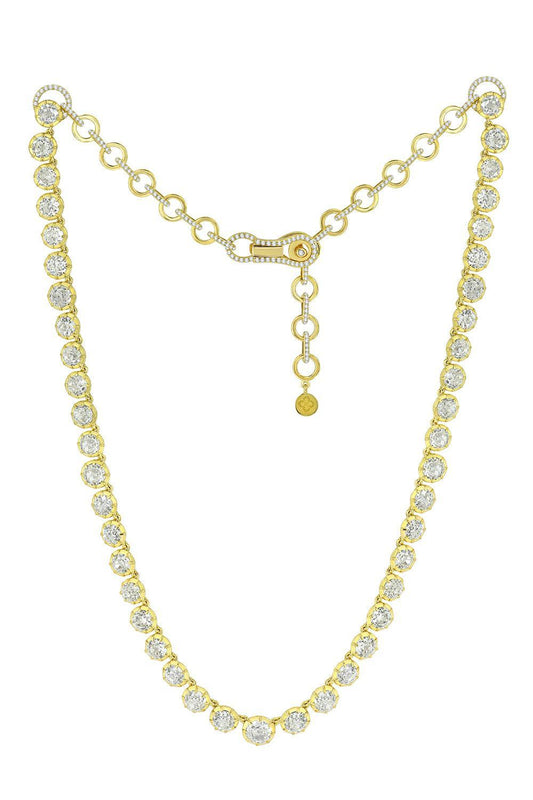 Diamond Riverie Necklace-YELLOW GOLD-18-JEWELRYFINE JEWELNECKLACE O-SUTRA