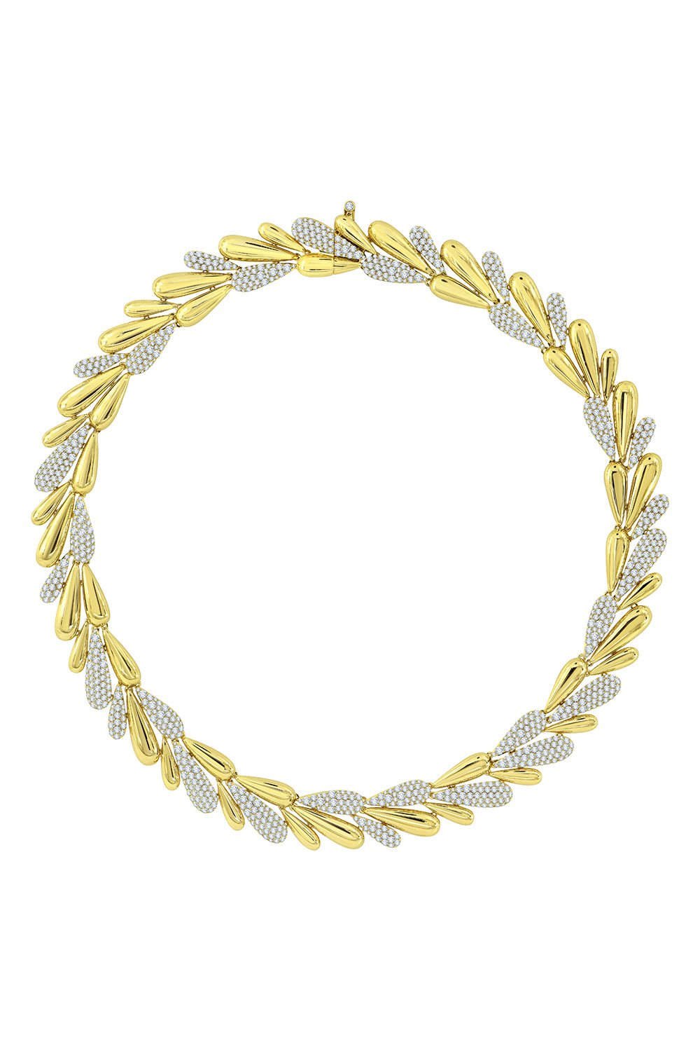 SUTRA-Diamond Necklace-YELLOW GOLD
