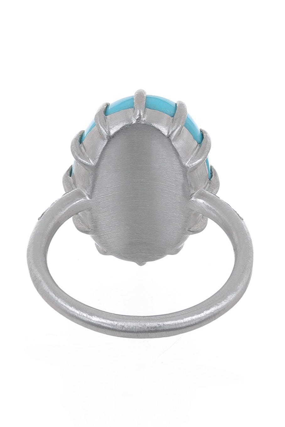 SUTRA-Turquoise Ring-WHITE GOLD