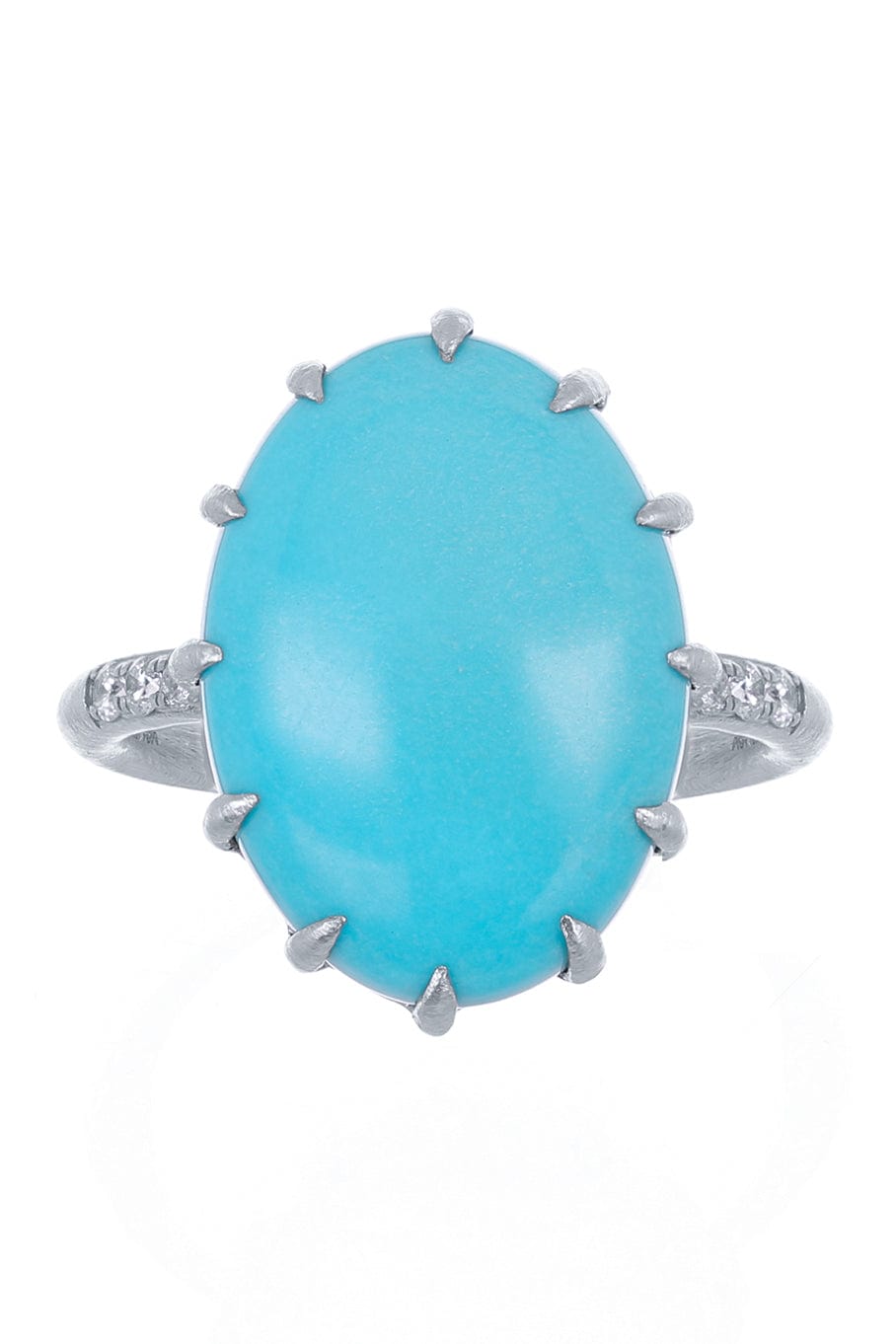 SUTRA-Turquoise Ring-WHITE GOLD