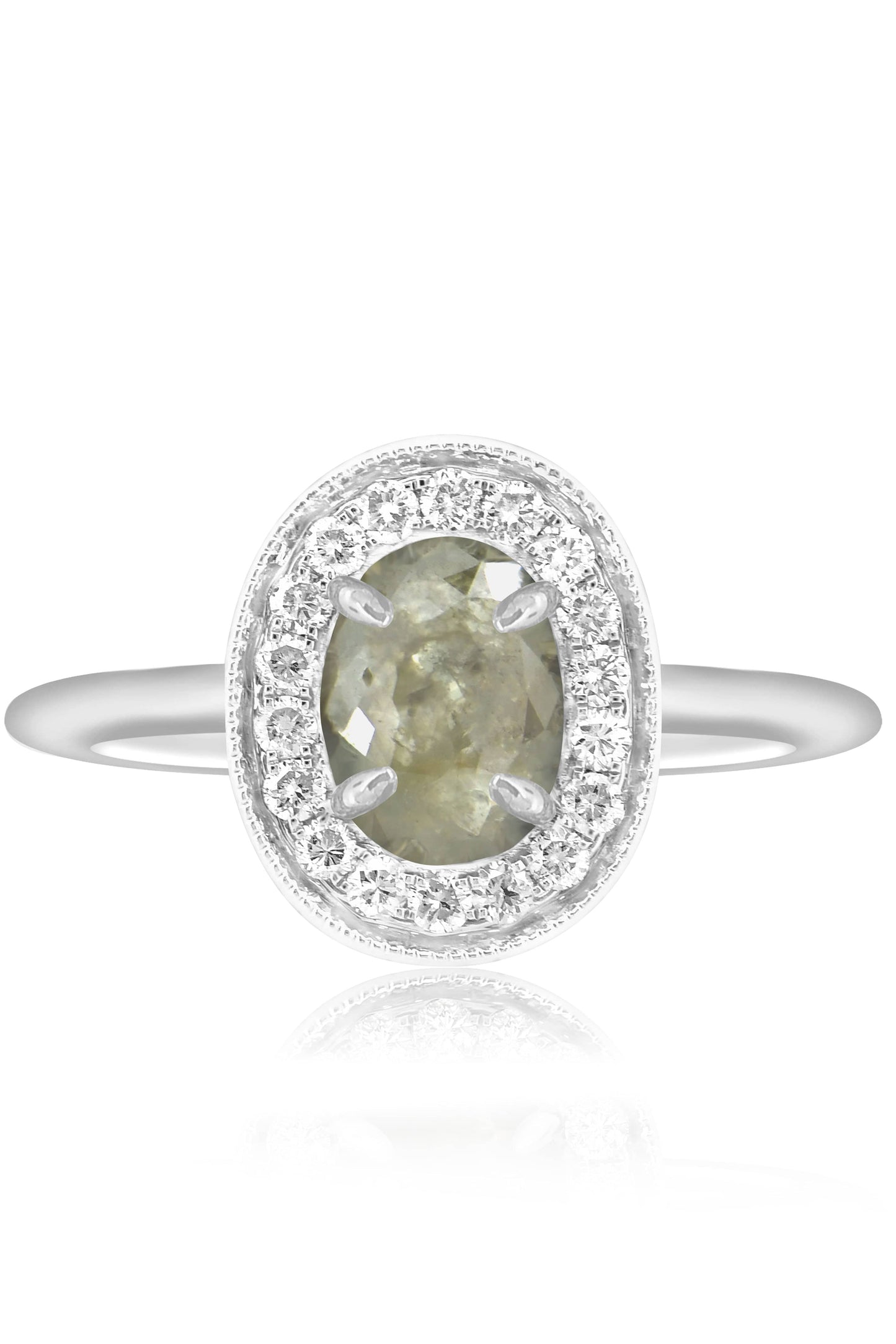 SUTRA-Rough Cut Diamond Ring-WHTOLD
