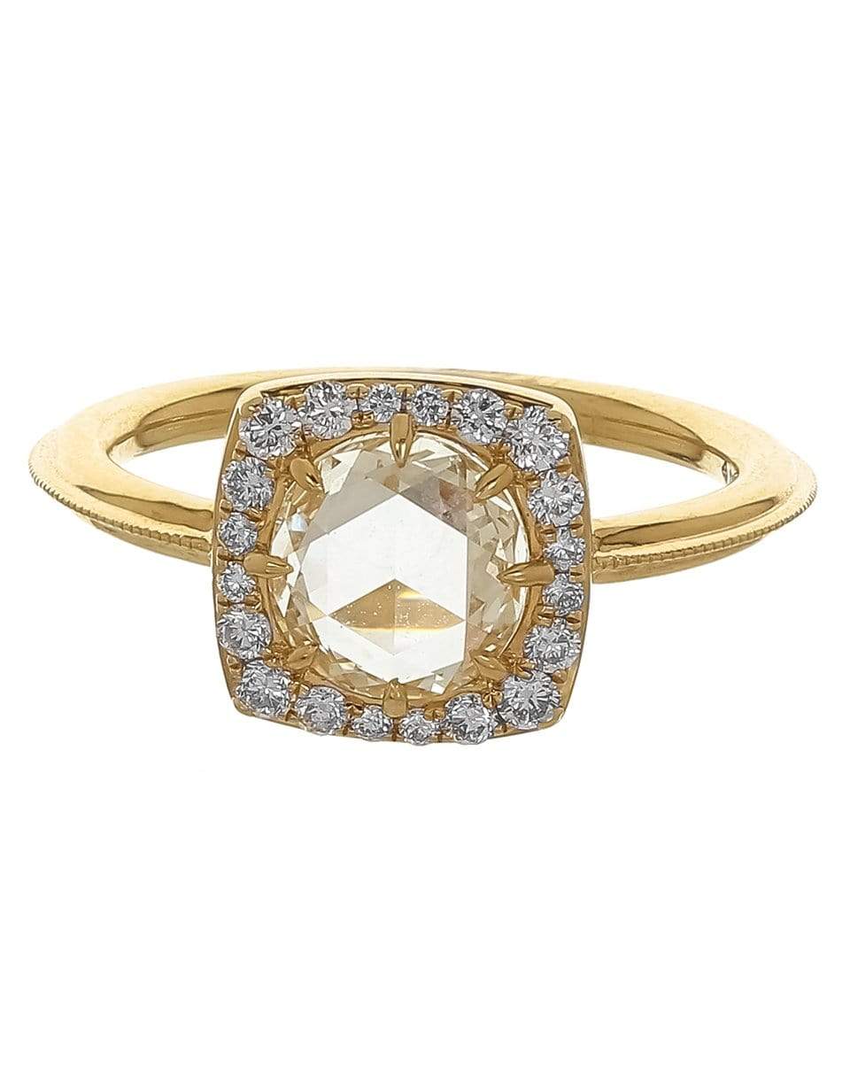 SUTRA-Rose Cut Diamond Ring-YELLOW GOLD