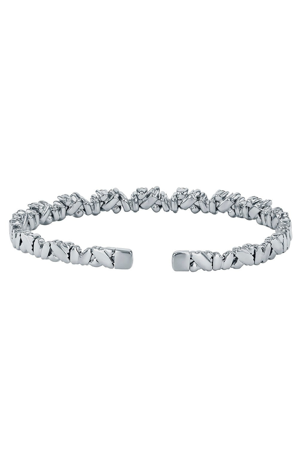 SUZANNE KALAN-Frenzy Bangle-WHITE GOLD