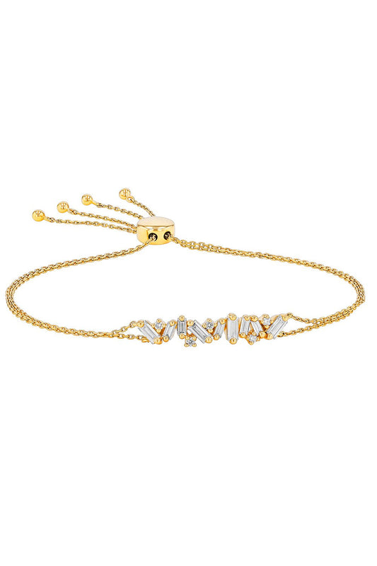 SUZANNE KALAN-Frenzy Diamond Bracelet-YELLOW GOLD