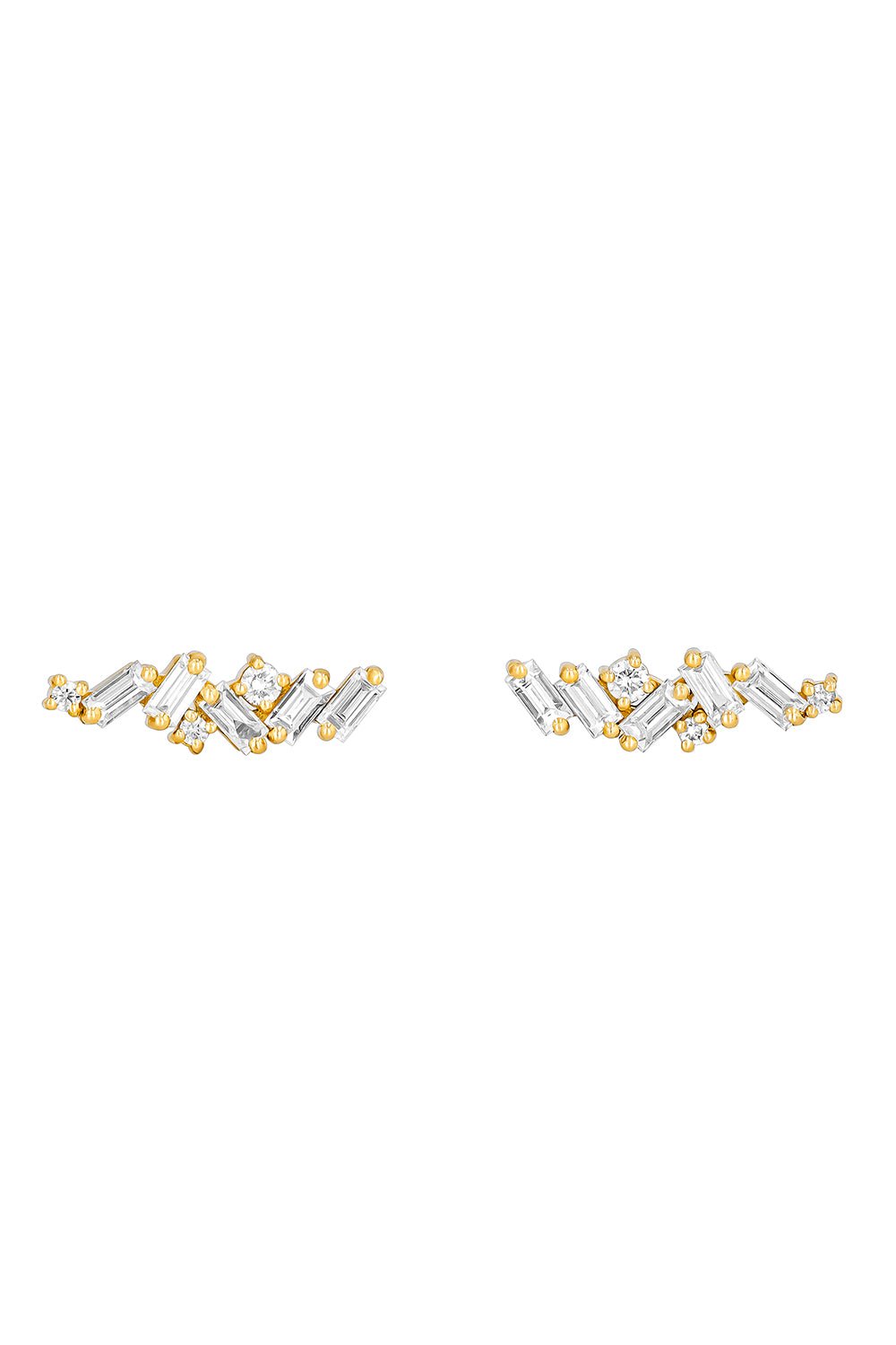 Frenzy Diamond Stud Earrings JEWELRYFINE JEWELEARRING SUZANNE KALAN ROSE GOLD  