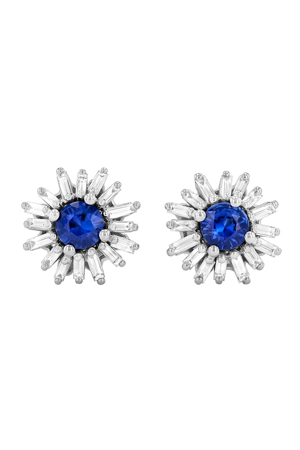 Blue Sapphire Baguette Stud Earrings JEWELRYFINE JEWELEARRING SUZANNE KALAN   