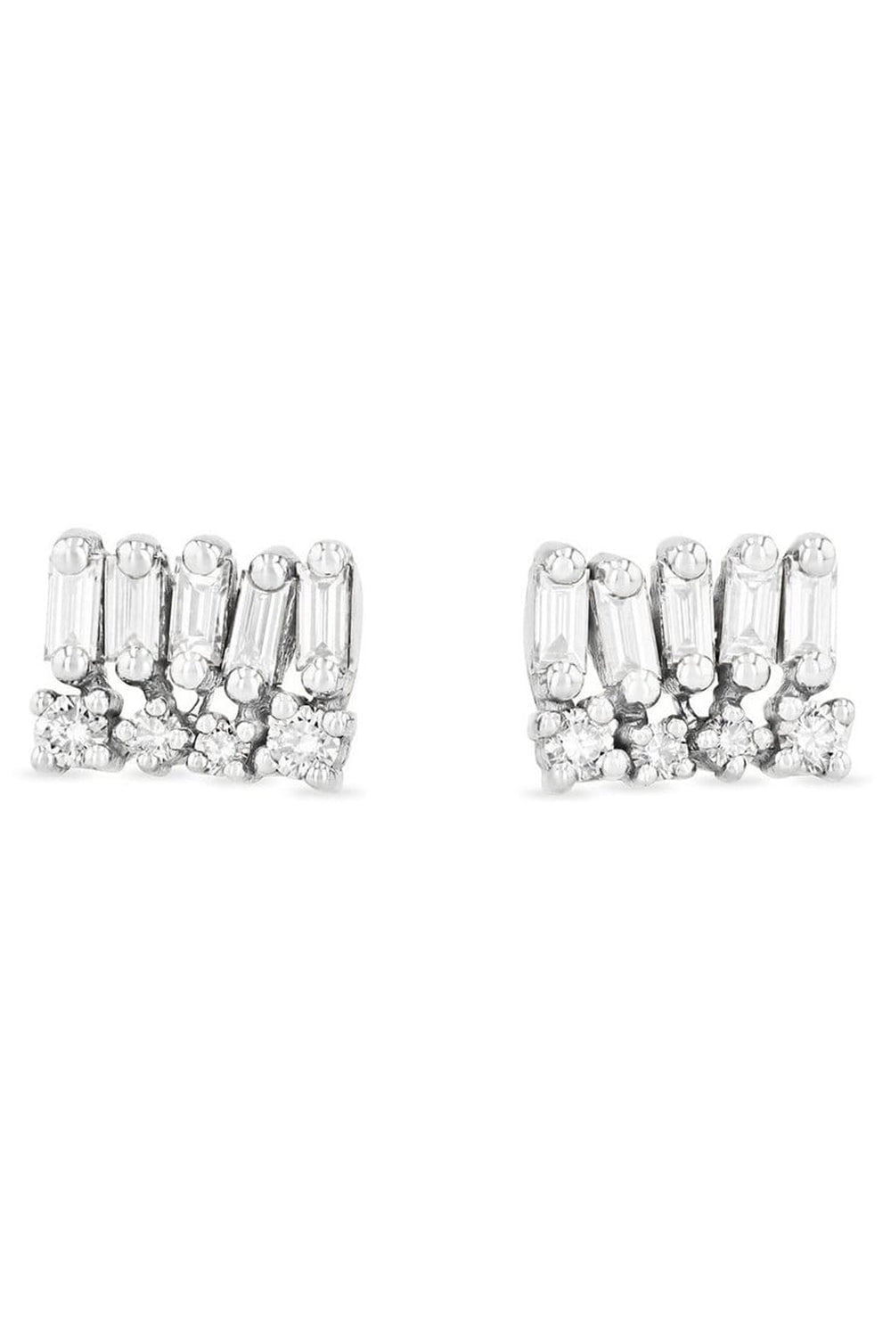 SUZANNE KALAN-Cierra Diamond Studs-WHITE GOLD