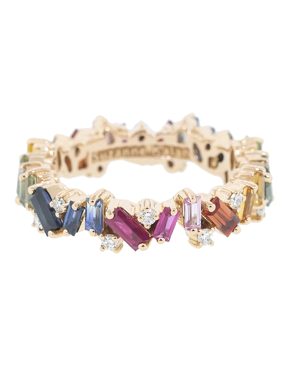 SUZANNE KALAN-Rainbow Frenzy Eternity Band-ROSE GOLD